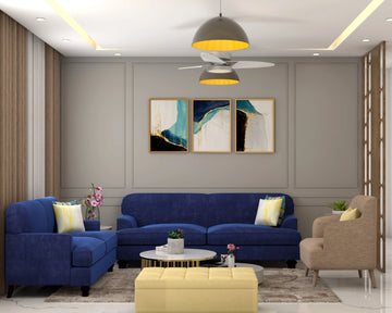 Compact Contemporary Living Room